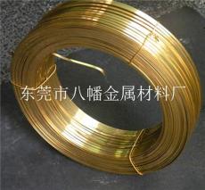 H65黄铜扁线 1*6mm压扁铜线 软态扁铜丝厂家