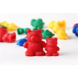 未来玩具先生亲子互动益智玩具塑料计数小熊