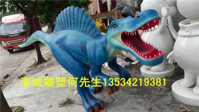 广东深圳放心省心玻璃钢恐龙雕塑