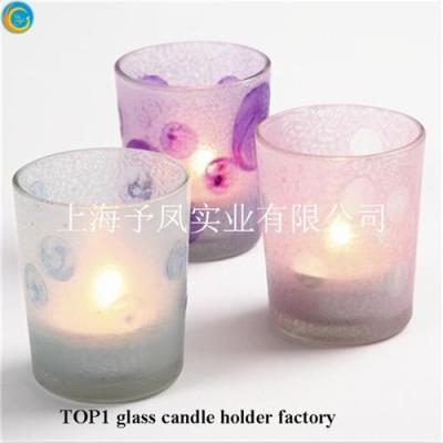 上海金山玻璃蜡烛杯加工生产定制批发烛台