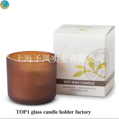 上海玻璃烛台生产厂家 玻璃蜡烛杯定制