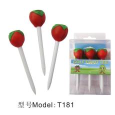 高尔夫水果球钉 花类 塑胶限位木钉座球TEE