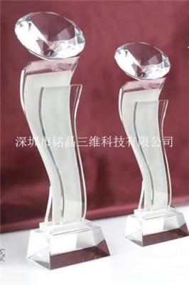 广东深圳铭晶3D打印奖杯奖杯定制 颁奖典礼