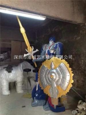 辽宁丹东电影道具机器人玻璃钢美国队长雕塑