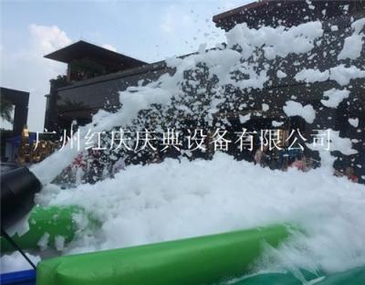 杭州乐跑活动彩色泡沫机大型喷射泡沫机供货
