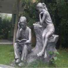 供兰州校园雕塑和甘肃校园人物雕塑认准天工