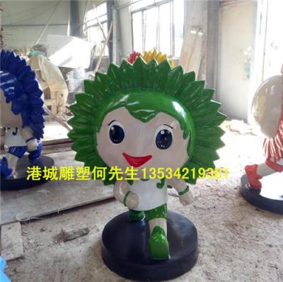 广东深圳深圳市宝安区玻璃钢卡通向日葵雕塑
