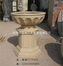 广西南宁马山县欧式玻璃钢花盆雕塑