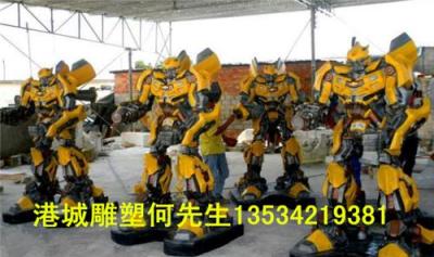 广东深圳市南山区玻璃钢机器人大黄蜂雕塑
