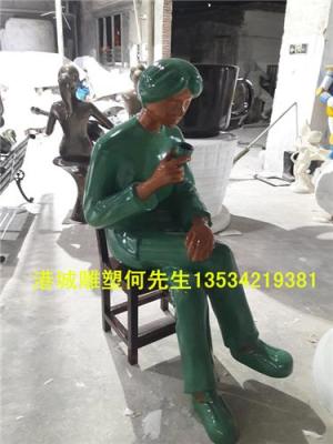 重庆重庆玻璃钢仿真运动人物雕塑