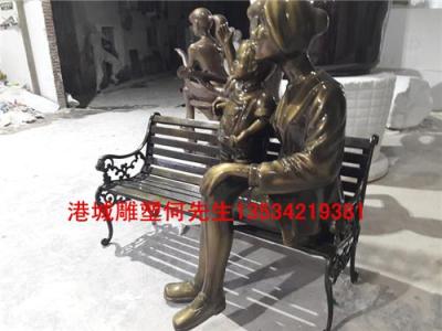 广西玉林广场仿铜玻璃钢音乐人物雕塑