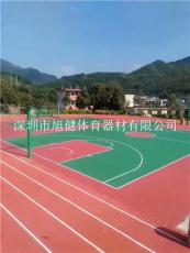 重庆重庆梁平县防滑防摔篮球场地面层铺设
