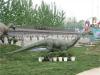 四川成都公园玻璃钢恐龙雕塑