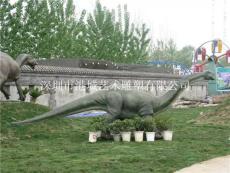四川成都公园玻璃钢恐龙雕塑