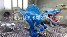 江西九江景观玻璃钢恐龙雕塑