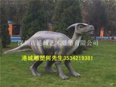 江西抚州游乐场景观玻璃钢恐龙雕塑