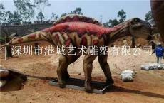 宁夏中卫景点玻璃钢恐龙雕塑