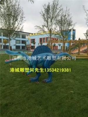 青海果洛藏族自治州玻璃钢恐龙雕塑