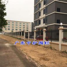 广东珠海厂区围栏施工 围墙防护防爬栏栅图
