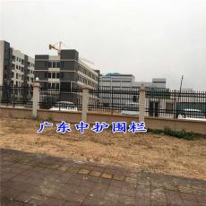 广东珠海工业园企业护栏 铁艺围墙防爬栏杆