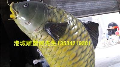 广西钦州精美绝伦玻璃钢鲤鱼雕塑