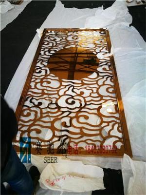 福建廈門不銹鋼屏風(fēng) 現(xiàn)代雕花屏風(fēng) 玫瑰金
