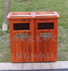 西安防腐木垃圾桶报价l实木垃圾箱价格l西安木质垃圾桶尺寸