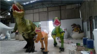 湖南郴州公园广场仿生玻璃钢恐龙雕塑