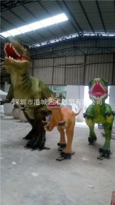 广东惠州仿生玻璃钢恐龙雕塑