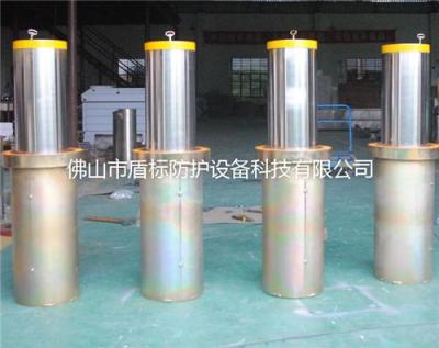 盾標(biāo)半自動升降柱 手動升降式防撞護(hù)柱批發(fā)