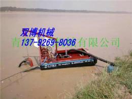 陕西榆林小型黄沙抽沙船打沙船10寸6缸动力