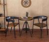 天津复古做旧餐桌椅 实木创意餐桌椅