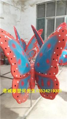 广东深圳现货销售玻璃钢蝴蝶雕塑