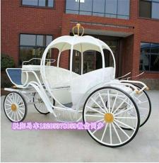 北京北京出售白色铁艺南瓜马车观光马车