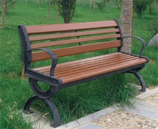 陕西公园椅制作 公园休闲椅 防腐木长凳