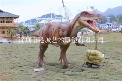 上海上海仿真玻璃钢恐龙雕塑