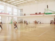 甘肃平凉篮球馆安装畅森专业运动木地板