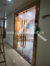 深圳南山区玻璃门地弹簧玻璃门感应玻璃维修