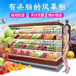 南宁飞尼特超市风幕柜冷藏保鲜柜展示柜冷柜