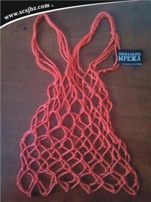 绳编网袋 有结网袋 绳织网兜 购物网袋