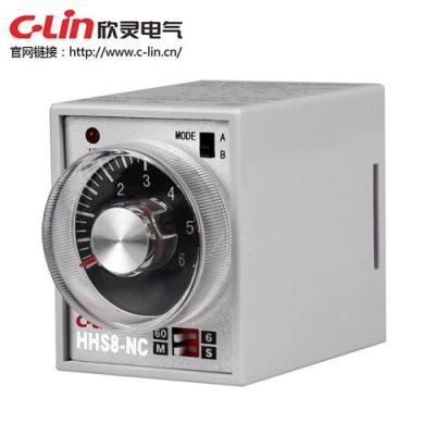 欣靈HHS8-NC AH3-NC 電子式時間繼電器