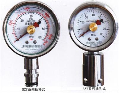 矿用双针耐震压力表BZY-50/BZY60