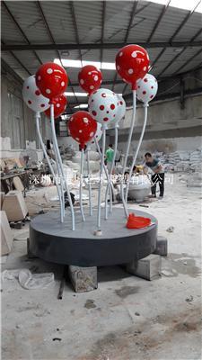 空间塑造美陈装饰玻璃钢气球雕塑