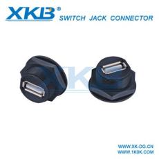XKB品牌USB防水插座 防水USB2.0连接器
