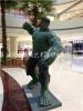 英雄联盟复仇者玻璃钢绿巨人雕塑