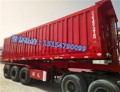 自卸式后翻半掛車11米半掛車