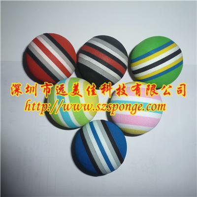 软弹力海绵球 PVC发泡泡沫球定制 软塑胶厂