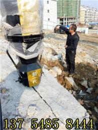 黄石市城市改造工程岩石大型撑石机