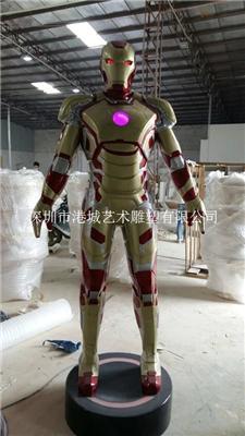 深圳热销产品玻璃钢机器人雕塑