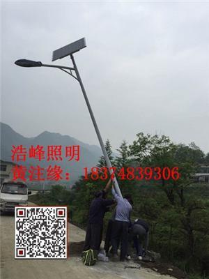 湘西永顺太阳能路灯价格 6米7米太阳能路灯
